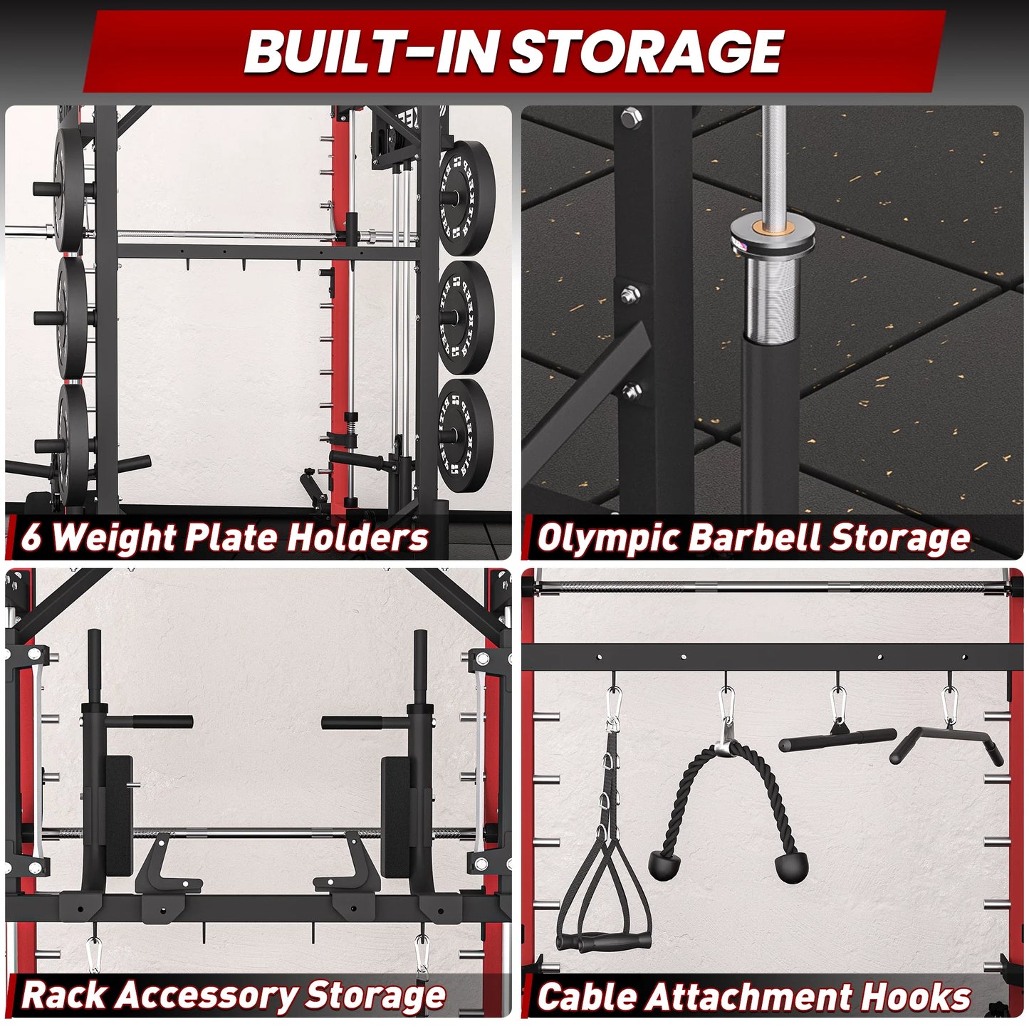 PMAX-4750 Dual Plate Loaded Squat Exercise Machine Gym Equipment Package