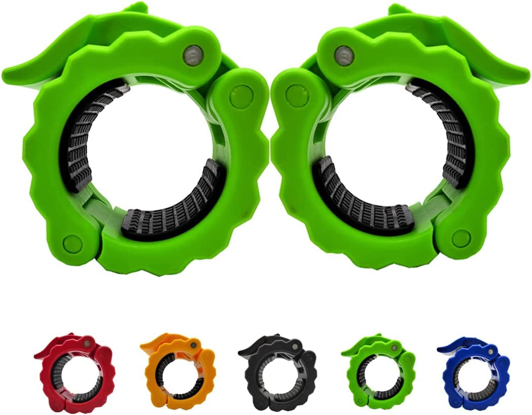 Barbell Clips 2" Collars Olympic Weight Bar Non Slip Quick Release Locking Weight Lifting Fitness Training Weight