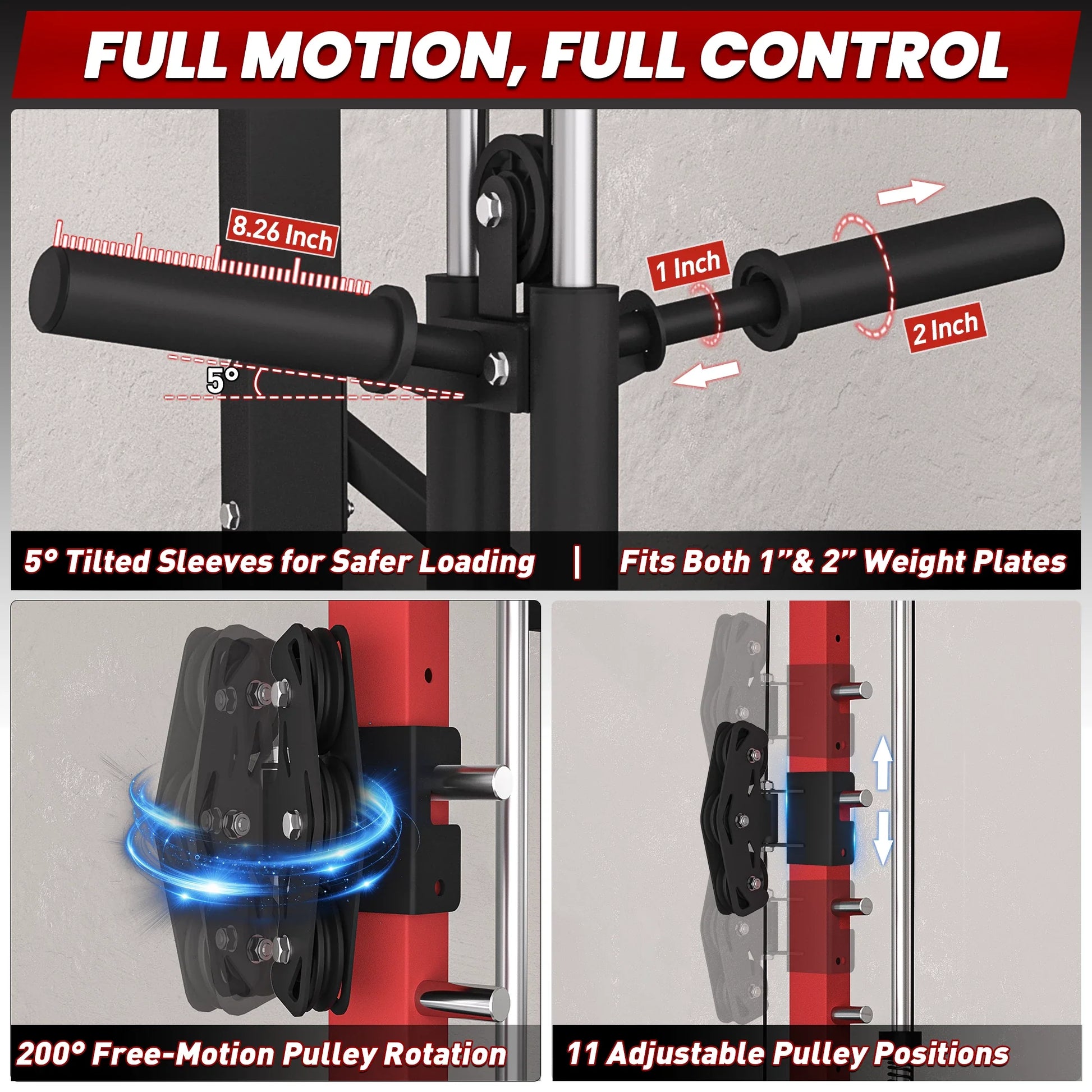 PMAX-4750 Dual Plate Loaded Squat Exercise Machine Gym Equipment Package